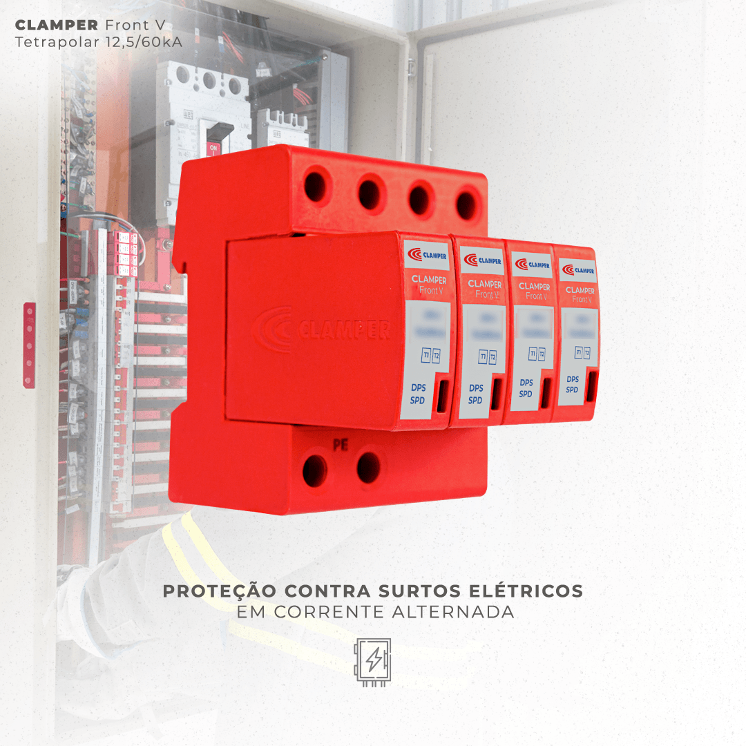 DPS CLAMPER FRONT V TETRAPOLAR 275V 12,5/60KA 4+0 / CI